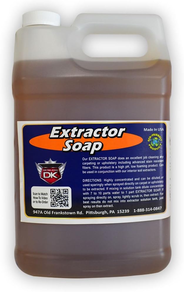 Car Interior Cleaner Extractor Soap, Gallon Pack of 2 I5908