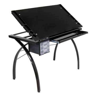 Glass Drafting Table H1214