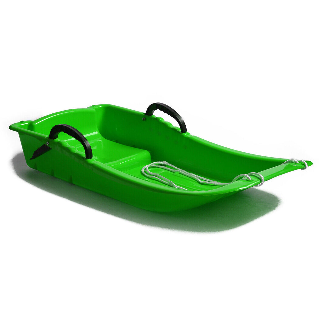 Winter Snow Sled Racer Toboggan Pulling Boat Seat Sled O454