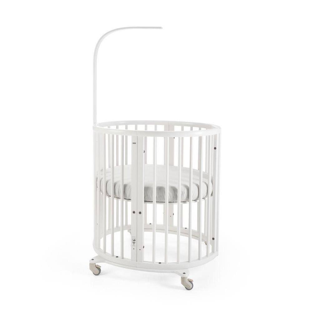 White Bassinet Bundle with Mattress Y752623