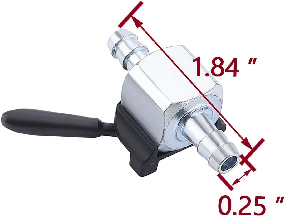 1/4 Inline Fuel Shut Off Valve L836