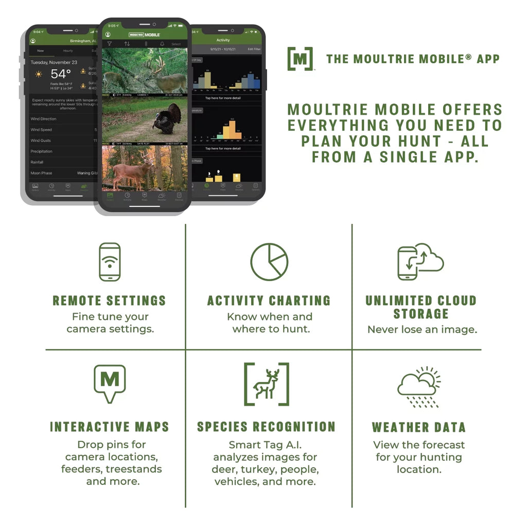 33MP Cellular Trail Camera with Built-in Memory (2-Pack) G244287