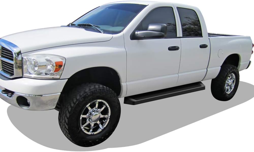 6in Black Running Boards Y616677