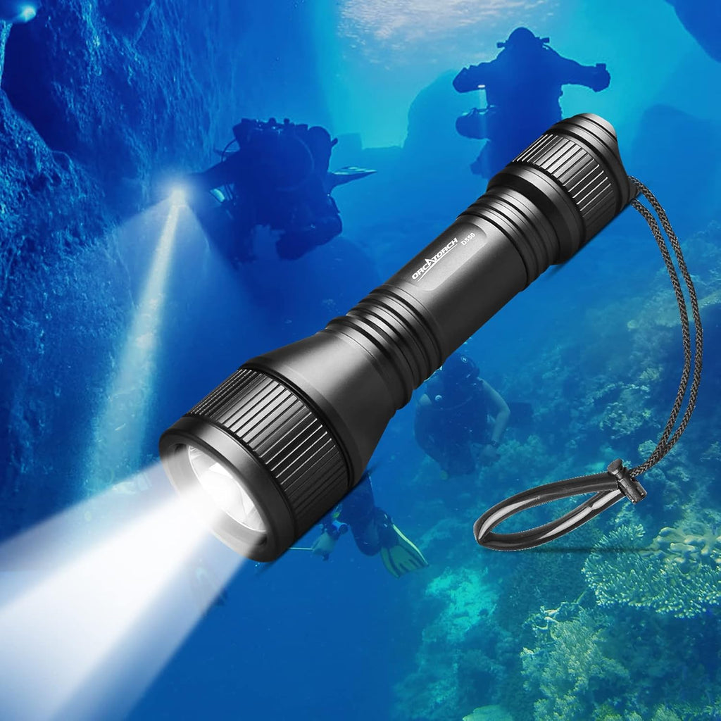 D550 Dive Light 1000 Lumens Scuba Diving Flashlight F918197