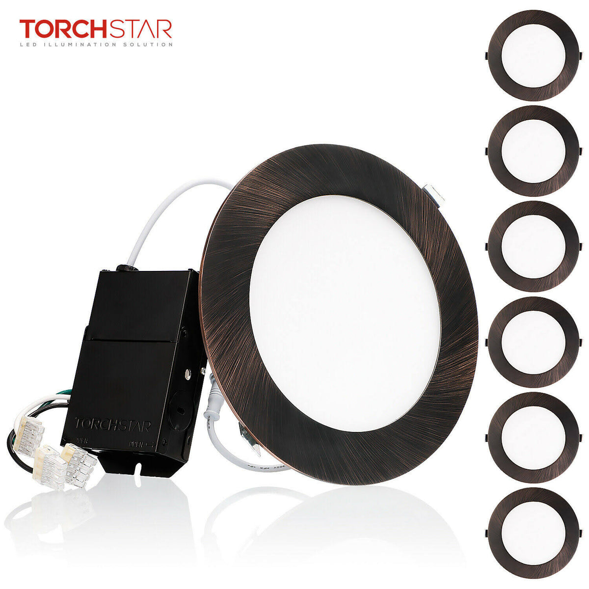 13.5W 6x22 Dimmable Slim LED Recessed Light, 2700K Soft White, 850lm A9118