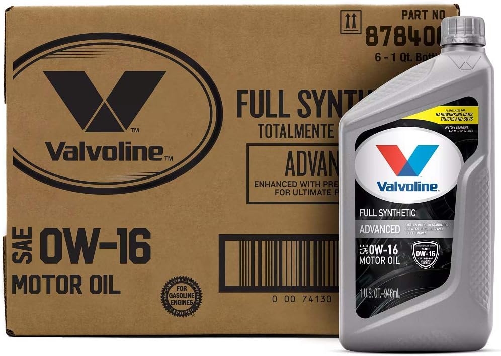 Advanced Full Synthetic SAE 20W-50 Motor Oil 1QT, Case of 6 J239628
