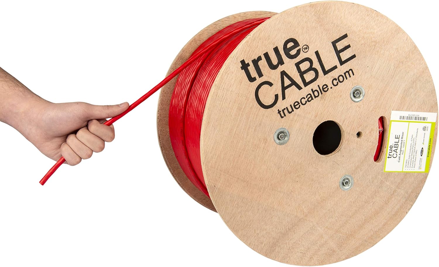 1000ft Purple 23AWG 4 Pair Solid Bare Copper Bulk Ethernet Cable A53695