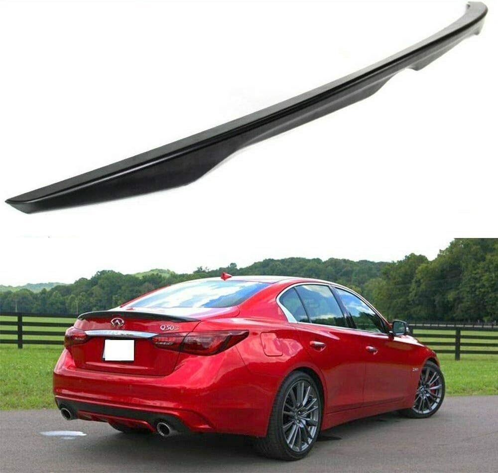 Painted Glossy Black Rear Trunk Spoiler Wing X1839