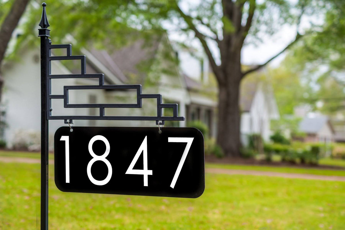 Reflective 911 Yard Address Sign H1503