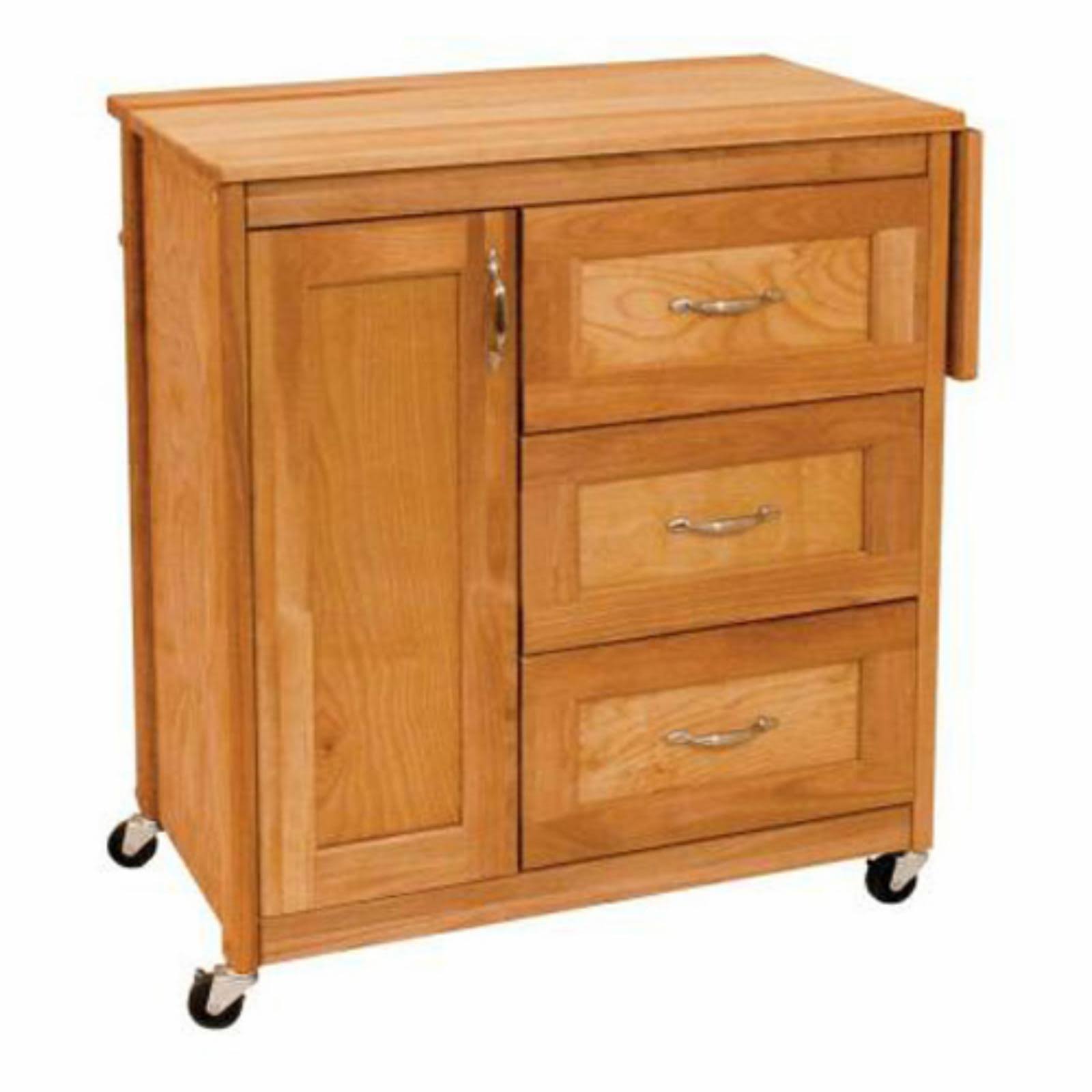 Kitchen Cart with Side Drop Leaf X360