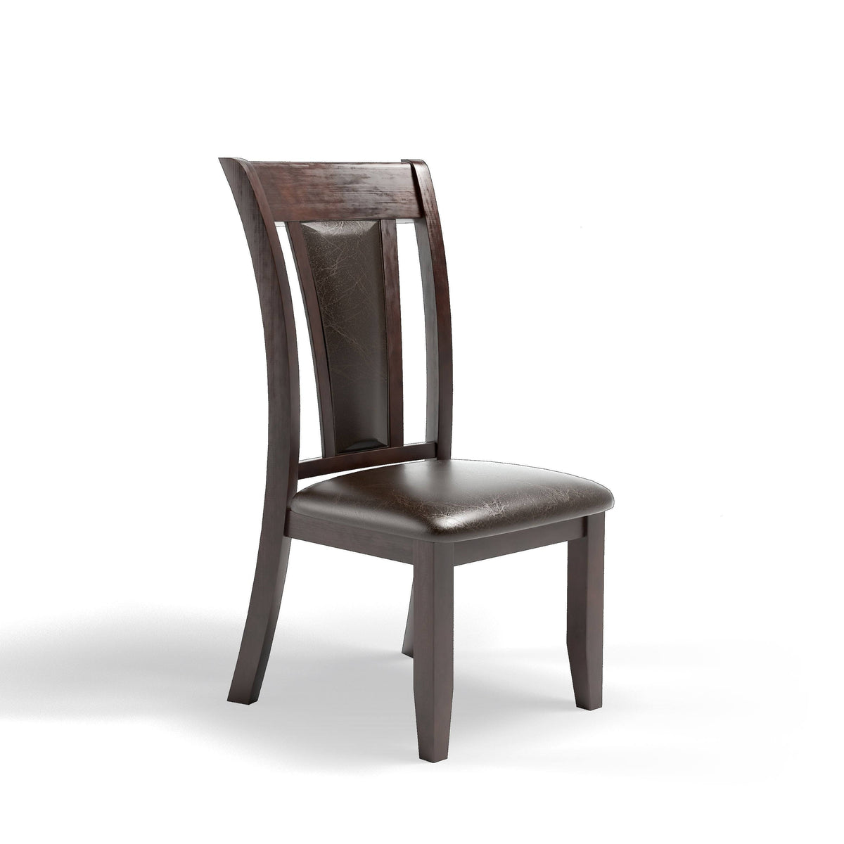 Dark Cherry Dining Chair Set of 2 Q656425