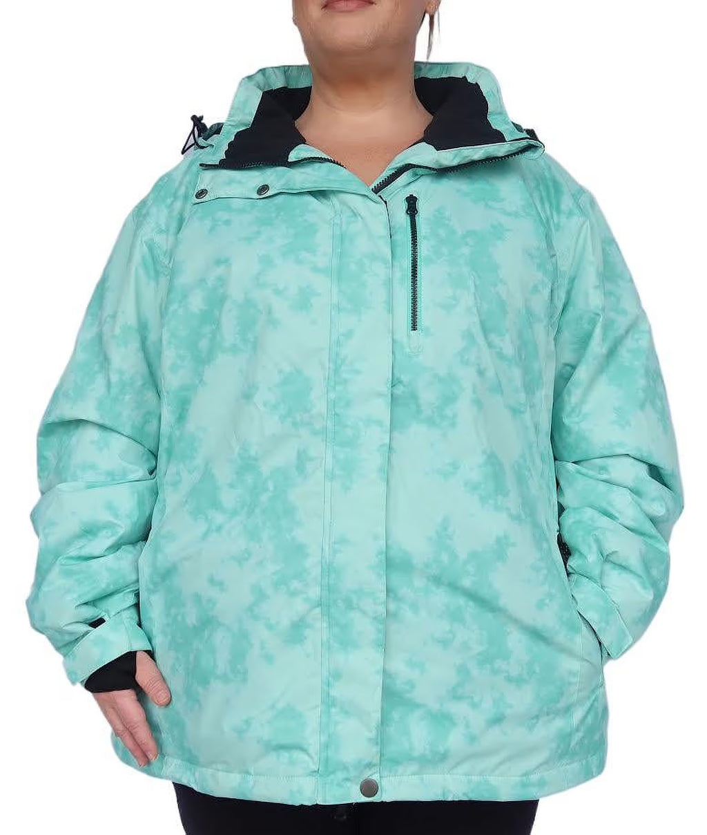 Plus Size Insulated Snow Ski Jacket Coat G7014