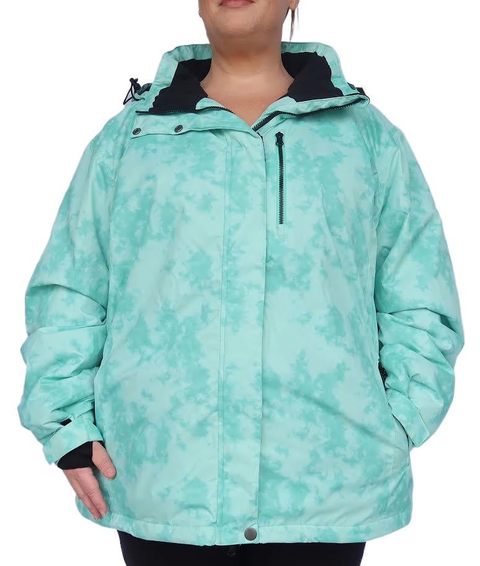 Plus Size Insulated Snow Ski Jacket Coat G7014
