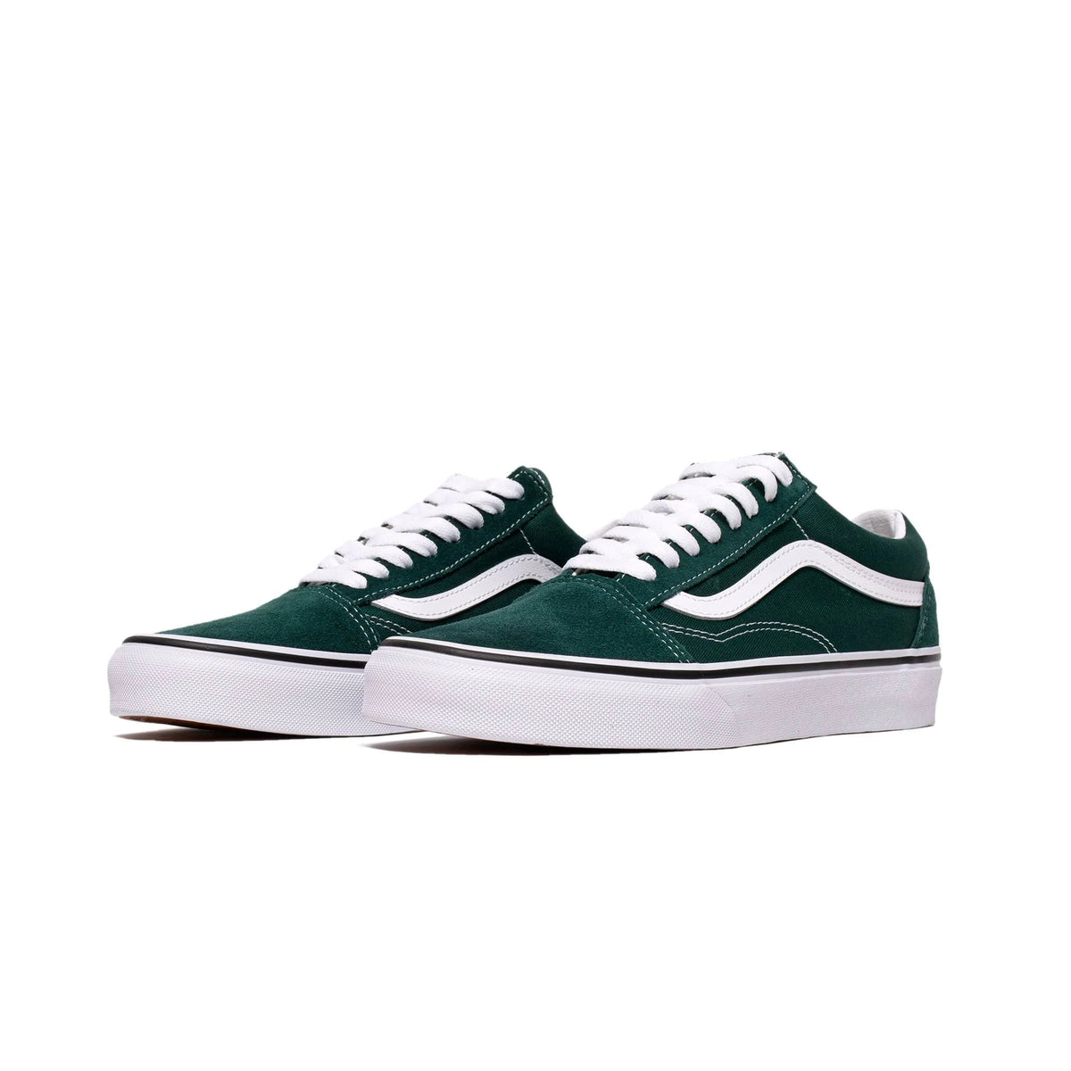 Bistro Green True White Old Skool Shoes F302908