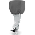 Gray Trailerable Outboard Boat Motor Cover I2542