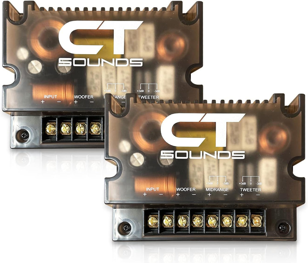 6.5” 500 Watt 3-Way Component Car Speaker Set J381588