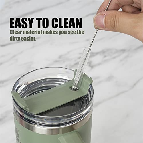 8 PCS Stainless Steel Straw 12 inch H191686