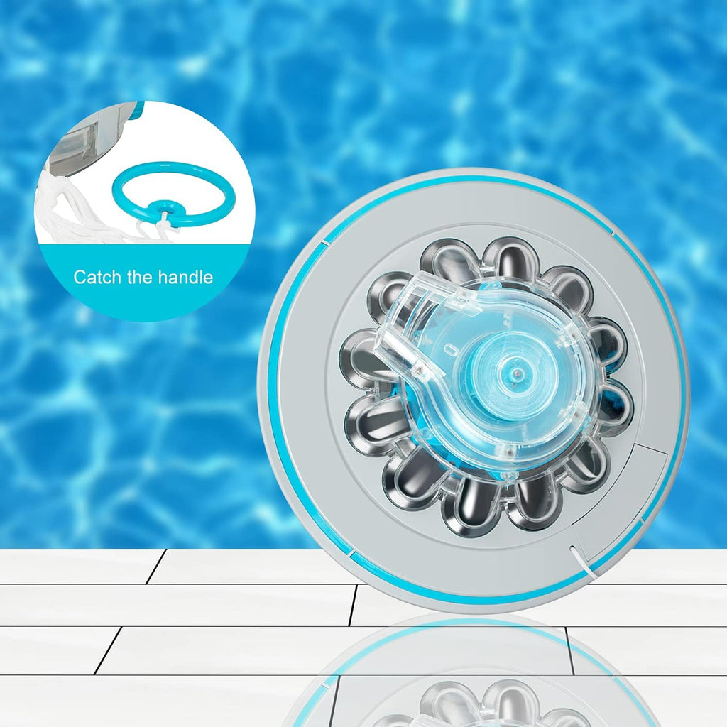 Cordless Automatic Pool Cleaner with Rechargeable Battery, IPX8 Waterproof Pool Robot Y985
