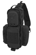 Black Sling Pack with Rigid Cap J865
