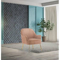 Brown Velvet Side Chair G55780