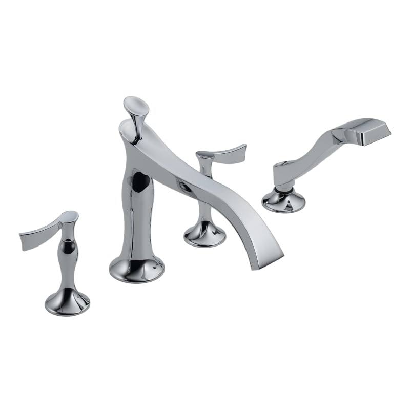 4-Hole Roman Tub with Hand Shower U901537