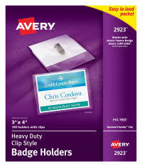 Heavy-Duty Clip-Style Badge Holders S104695