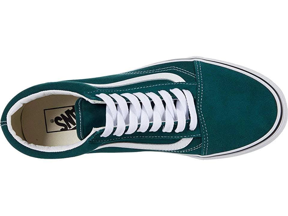 Bistro Green True White Old Skool Shoes F302908