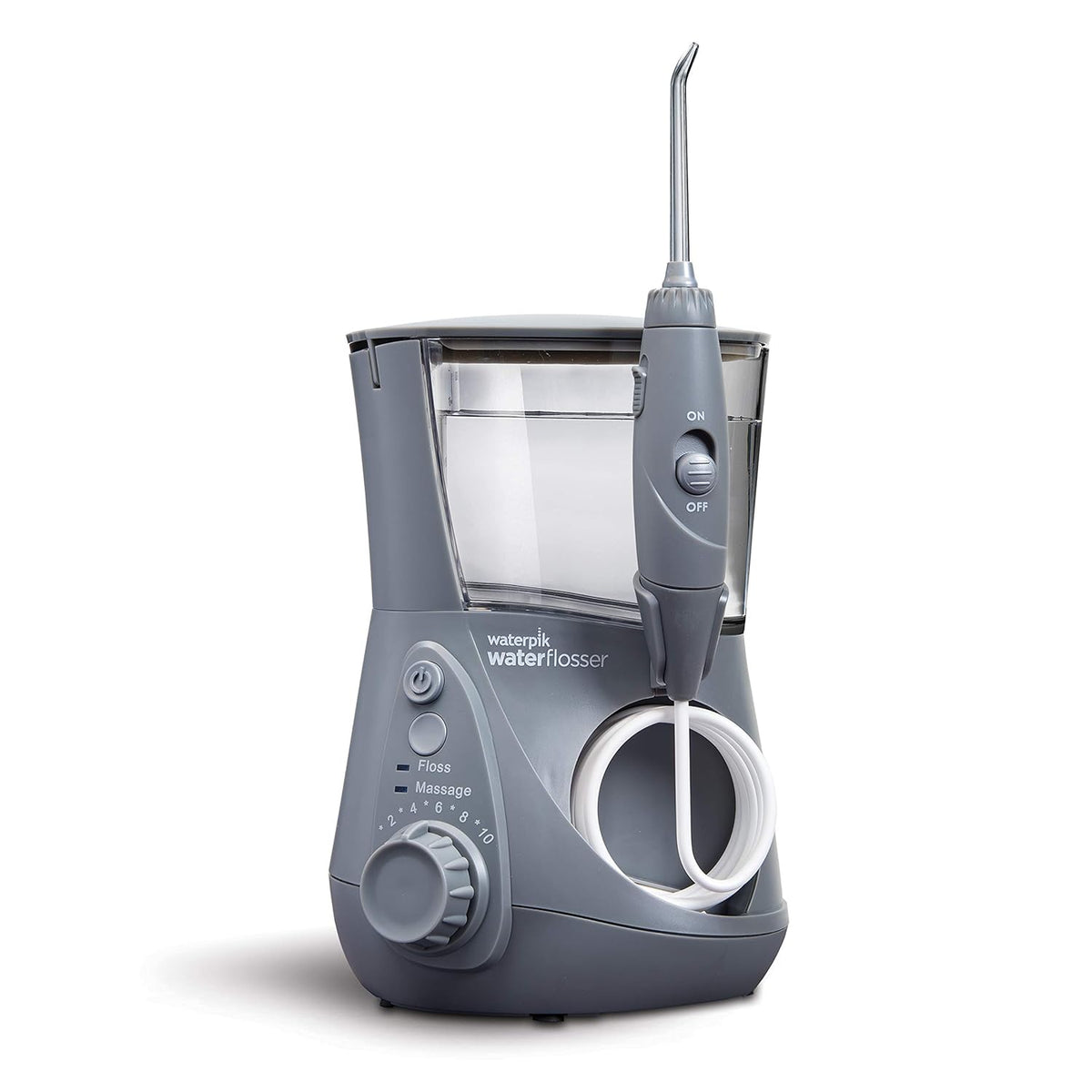 Black Electric Water Flosser with 10 Settings, 7 Tips, Pack of 2 Q9570