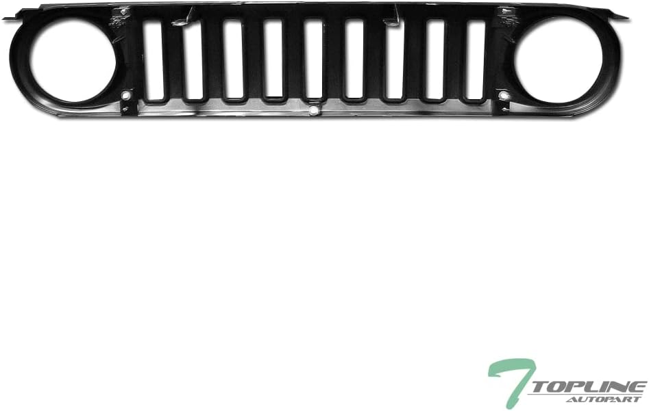 Glossy Black Vertical Front Grille Pack of 2 G1705