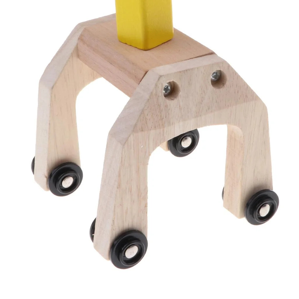 Wooden Toy Trains Set Building Blocks Construction Kits W684