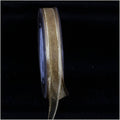 Dijon Satin Edged Organdy with Gold Trim 16mm x 60 Yards D4150