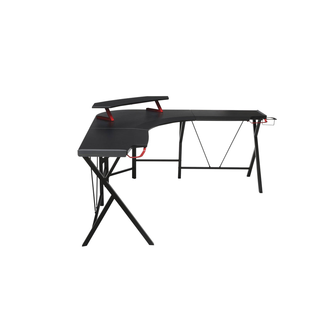 Grey L Shaped Gaming Desk G30107