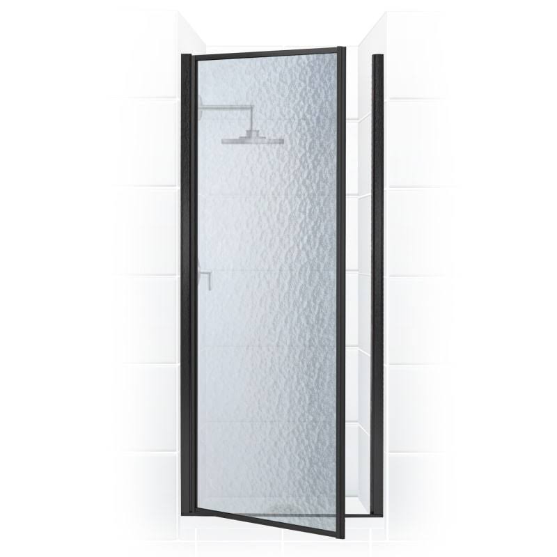 Bronze Framed Hinge Shower Door T381355