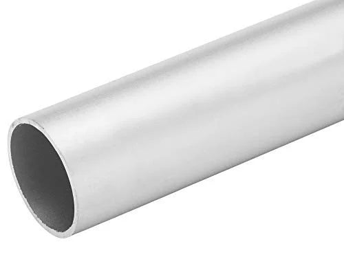 4 FT - 1/2" Diameter x .050 Wall Aluminum Tubing 6063 Alloy T-6 Temper Clear Anodized P633208