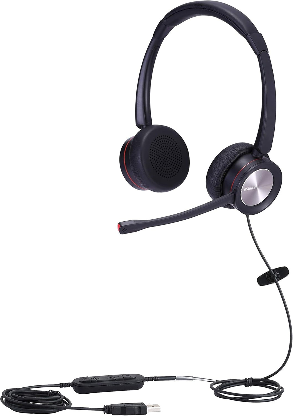 Wireless Headset with Noise Canceling Microphone, Over The Head, Pack of 2 J34087