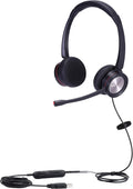 Wireless Headset with Noise Canceling Microphone, Over The Head, Pack of 2 J34087