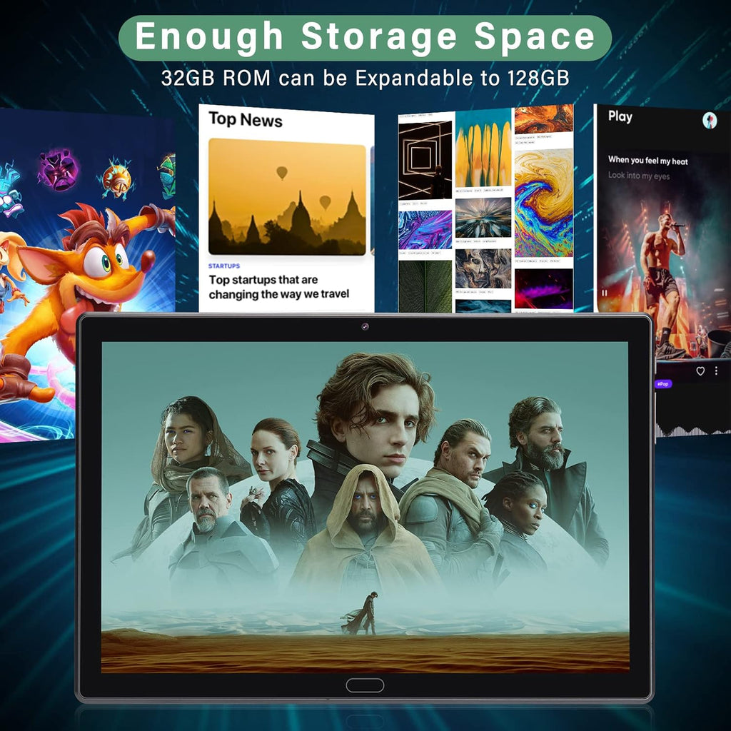 10 inch Android Tablet with 32GB Storage K351