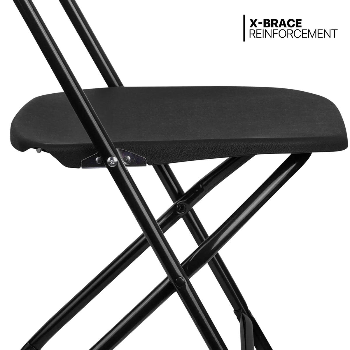 11 Pieces 8 Ft White Heavy Duty Folding Utility Table and Chair Set M57421