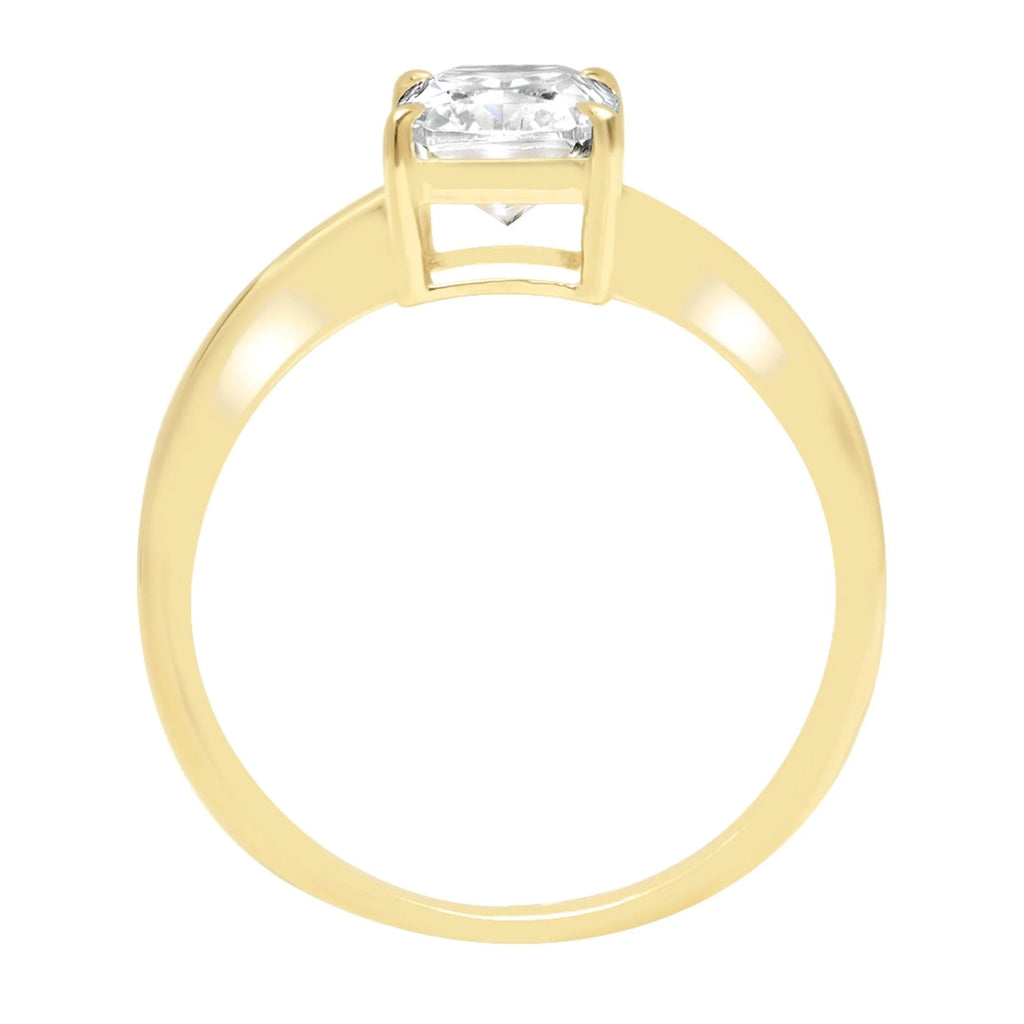 18K Yellow Gold Solitaire Engagement Ring M52205