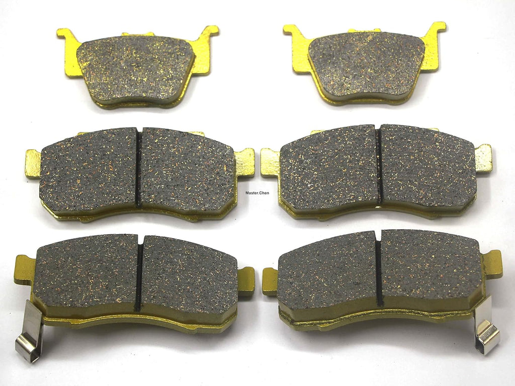 Front Rear Brake Pads Pack of 2 Q522876