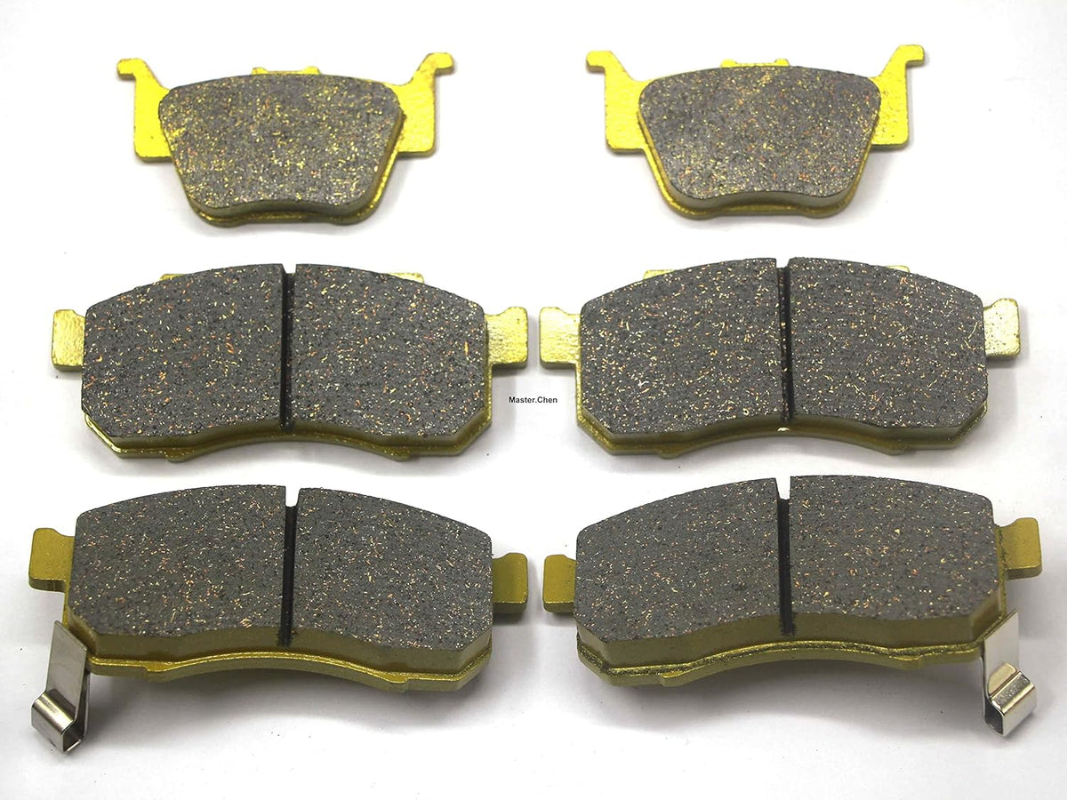 Front Rear Brake Pads Pack of 2 Q522876