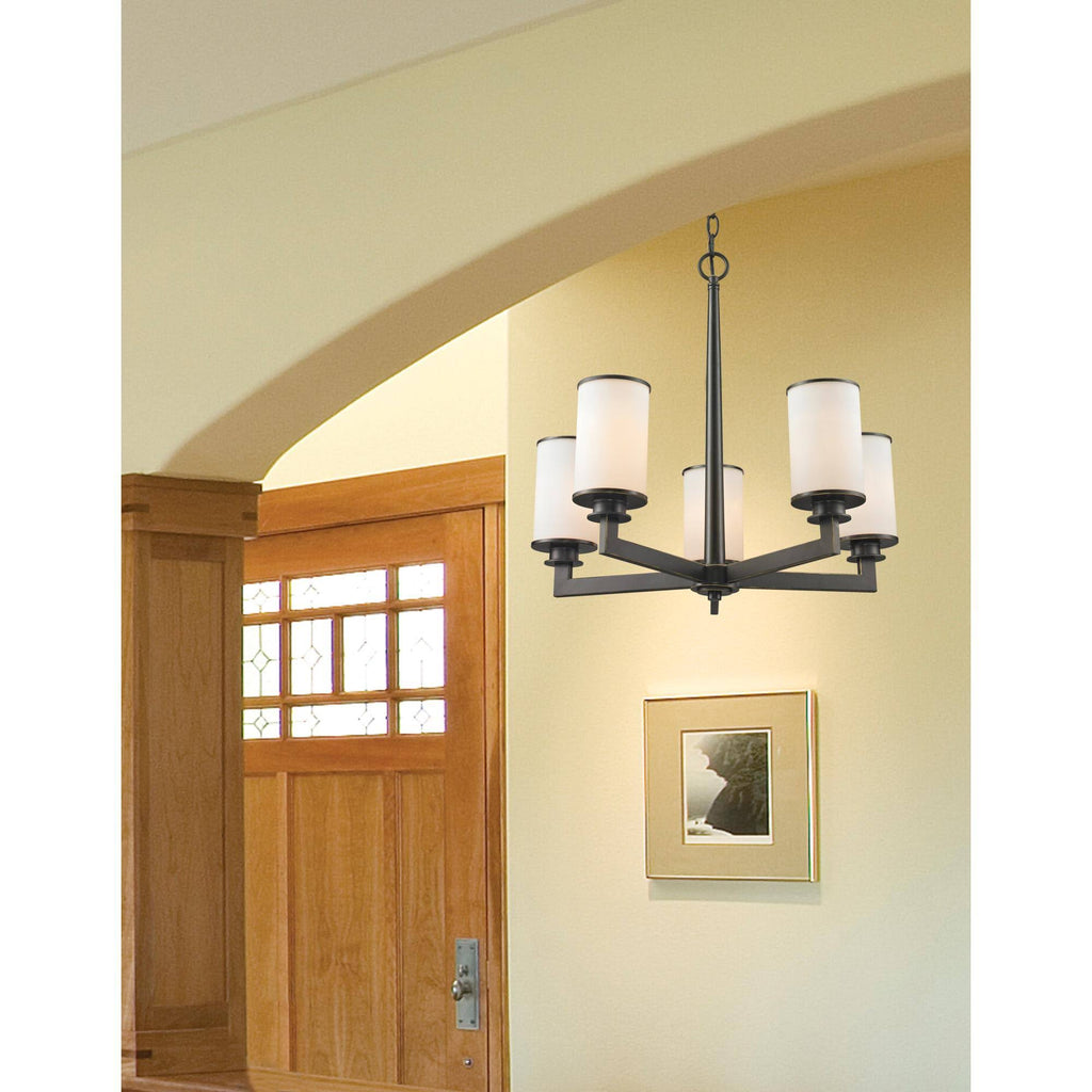 Olde Bronze 2 Light Semi-Flush Mount A938