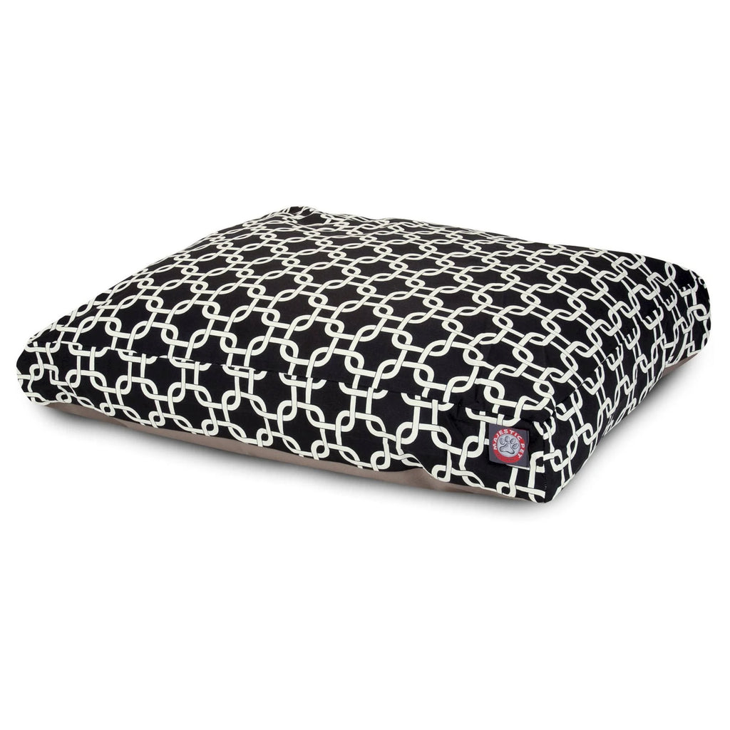 Black Rectangle Pet Bed A175