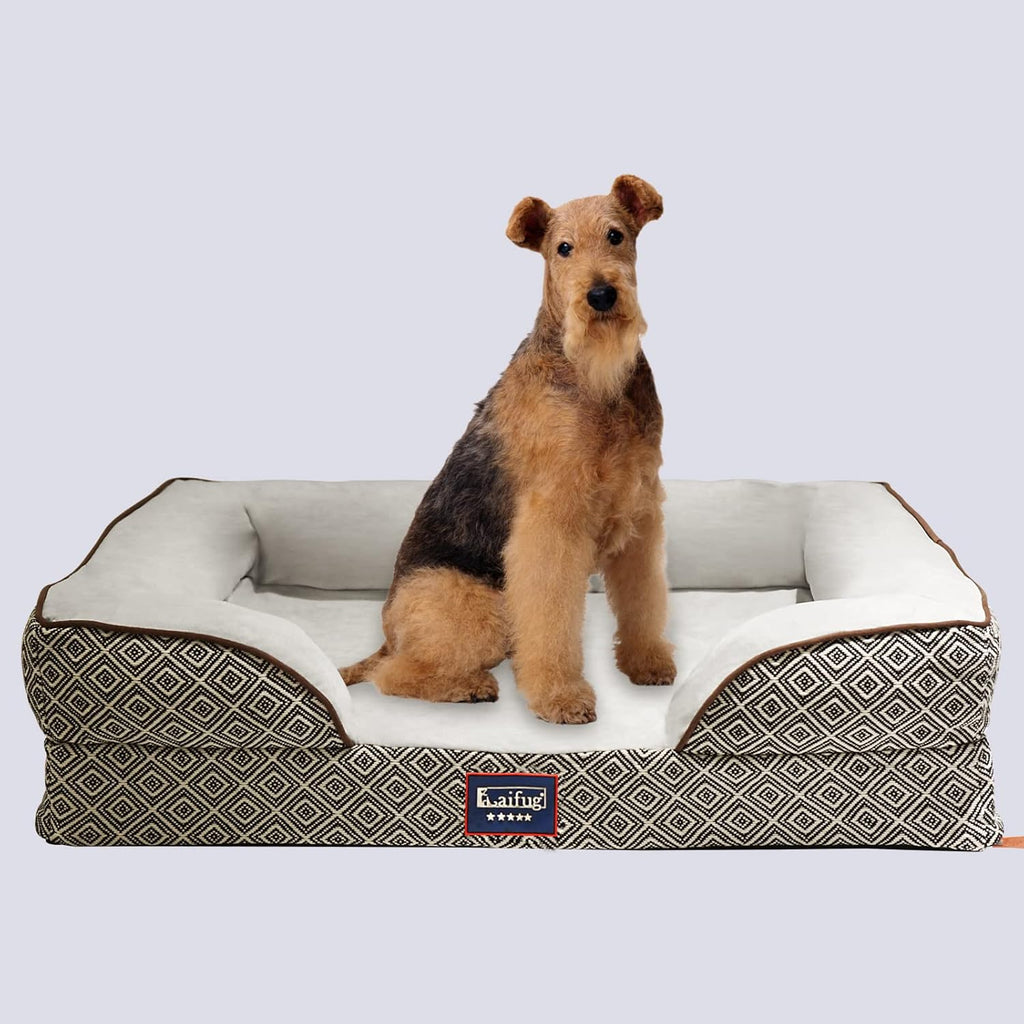 Large Orthopedic Memory Foam Dog Couch H23329