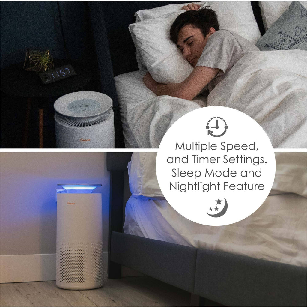 True HEPA Air Purifier with UV Light, White J471