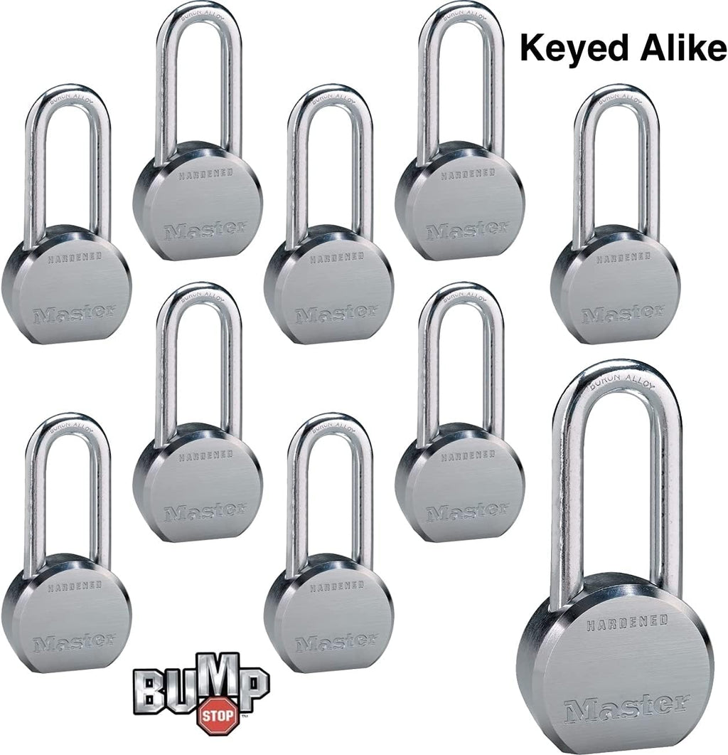 8 High Security Pro Series Keyed Alike Padlocks with BumpStop Technology P766