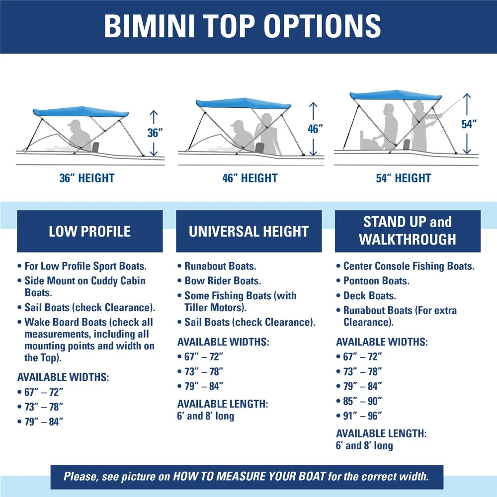 Gray 4 Bow Pontoon Bimini Top Boat Cover D96099