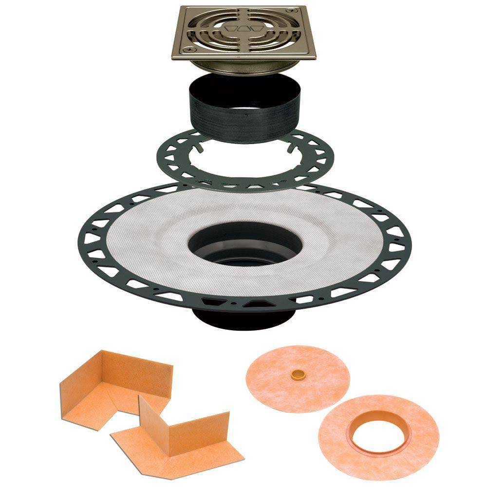 Brushed Nickel ABS Drain with Grate K43304