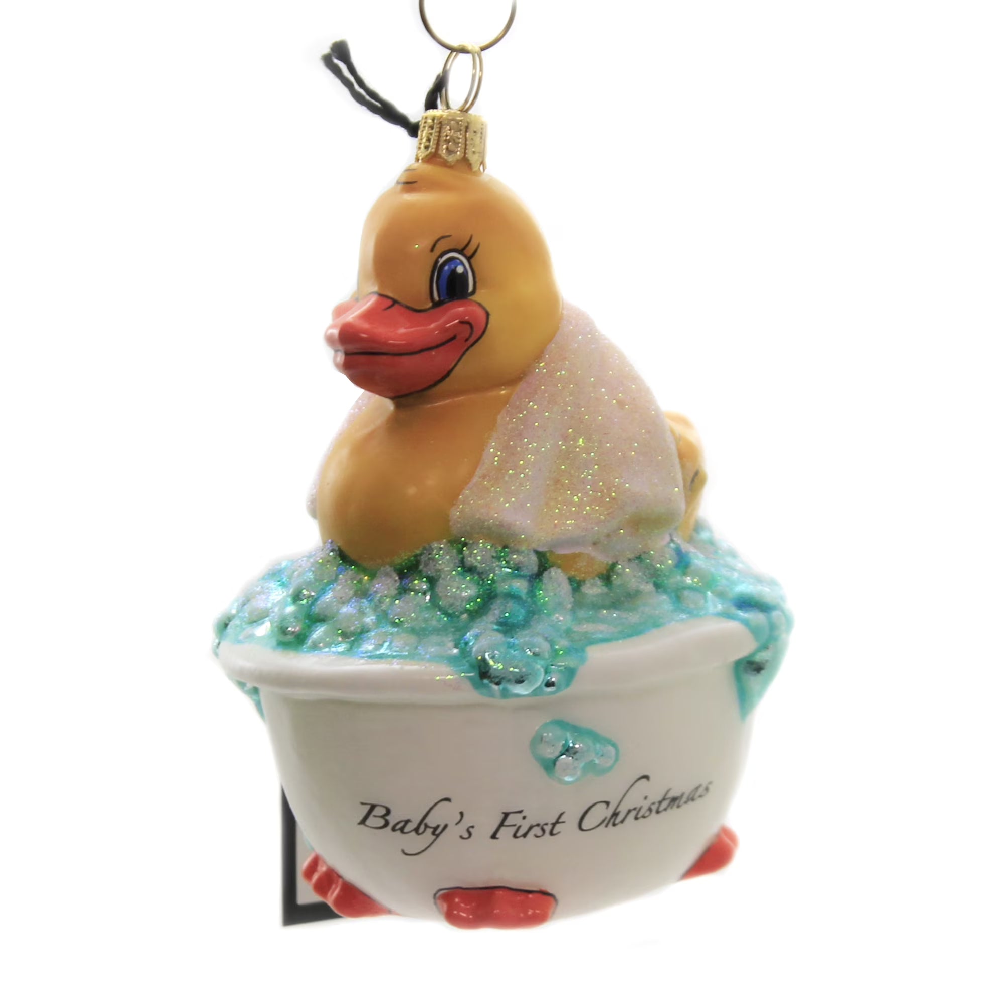 Pink Rubber Ducky Ornament O474359