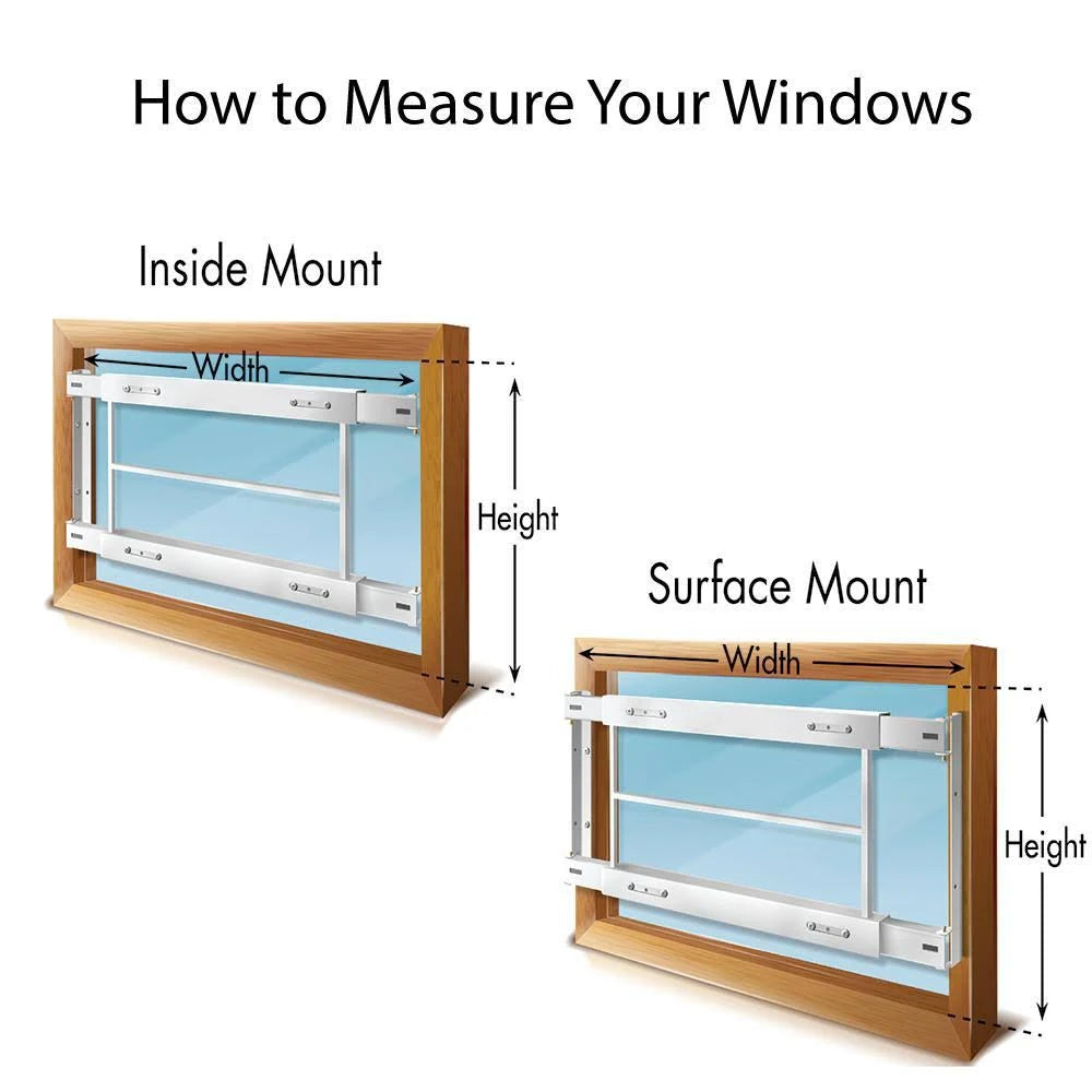 White 8-Bar Window Guard W436303
